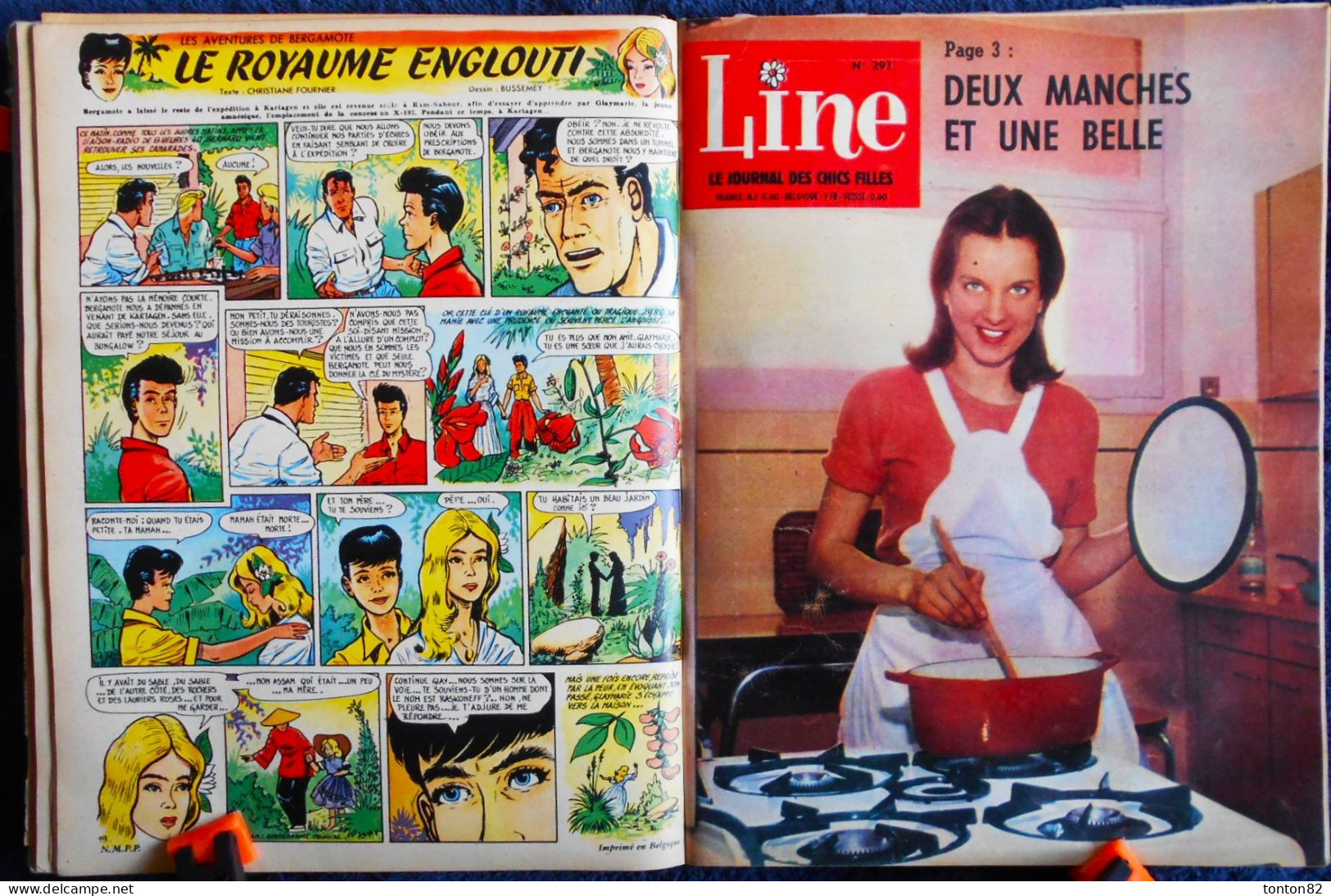 LINE - Le Journal des Chics Filles - Recueil n° 21 - ( 1960 ) - 12 Numéros .