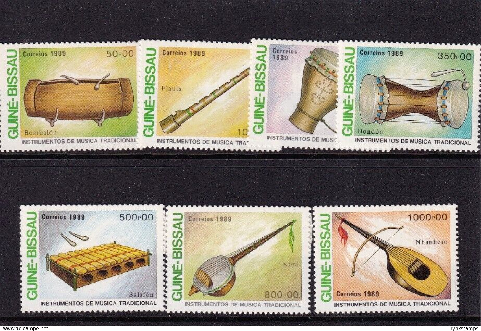 ER02 Guinea-Bissau 1989 Musical Instruments - MNH Stamps - Guinea-Bissau