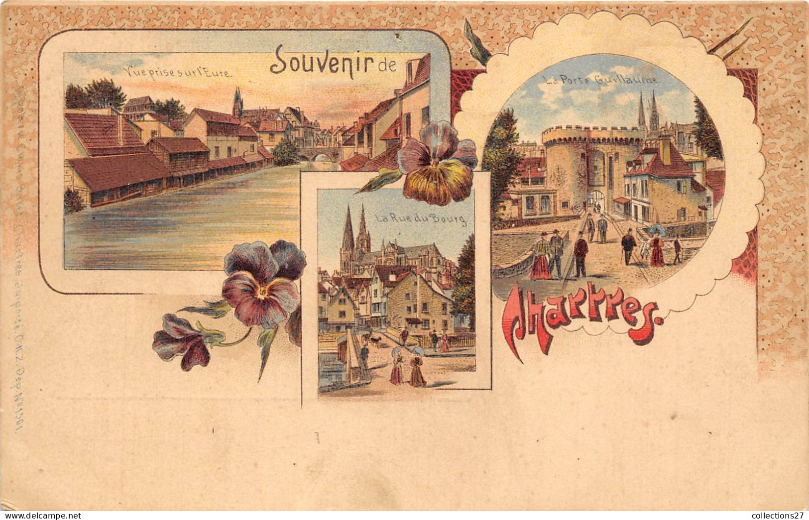 28-CHARTRES- SOUVENIR MULTIVUES - Chartres