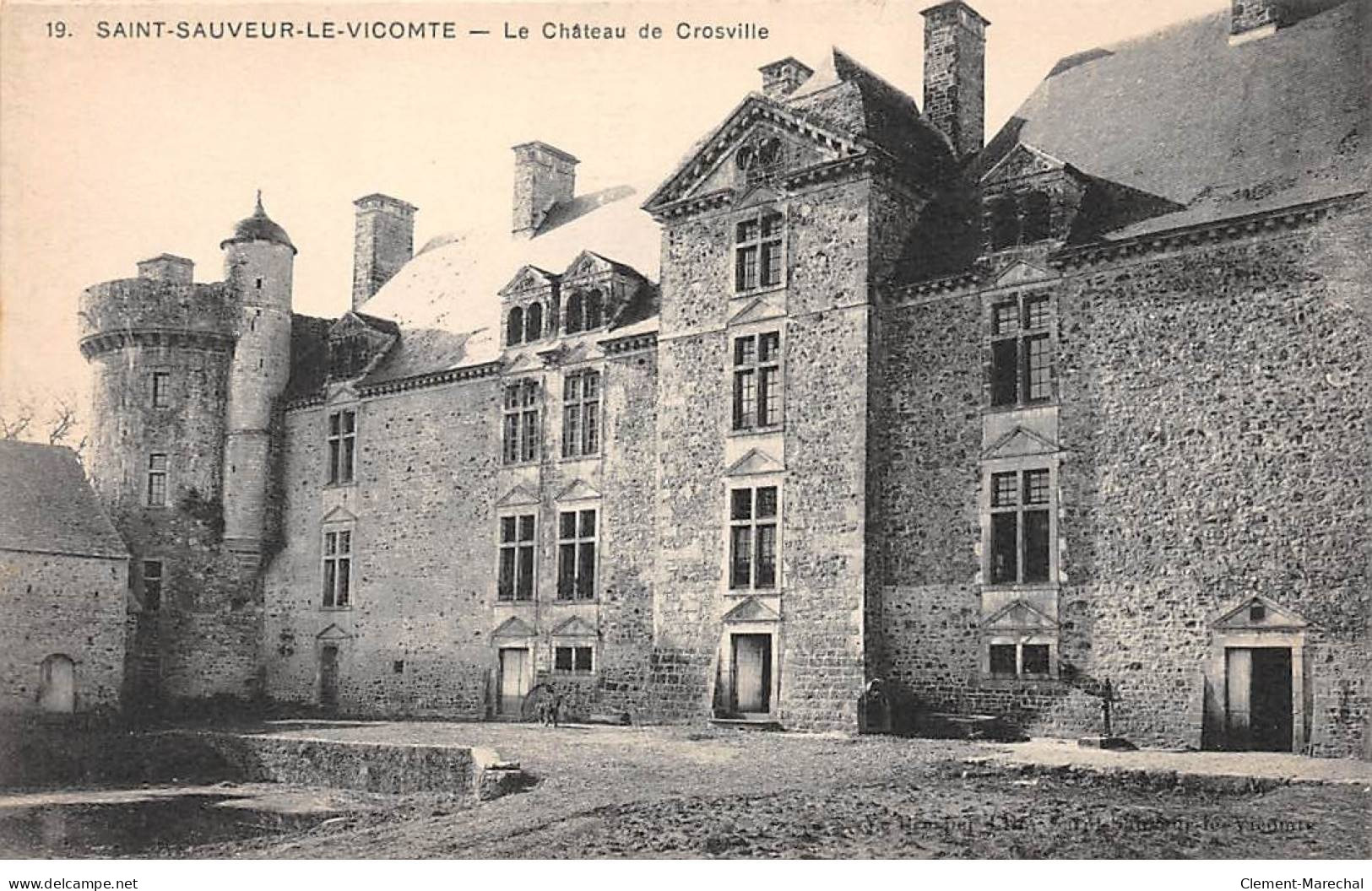 SAINT SAUVEUR LE VICOMTE - Le Château De Crosville - Très Bon état - Saint Sauveur Le Vicomte
