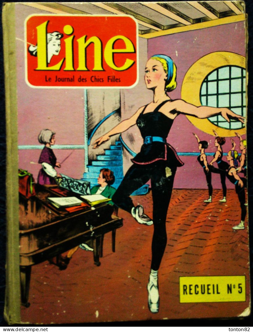 LINE - Le Journal Des Chics Filles - Recueil N° 5 - ( 1956 ) - 16 Numéros . - Autres & Non Classés