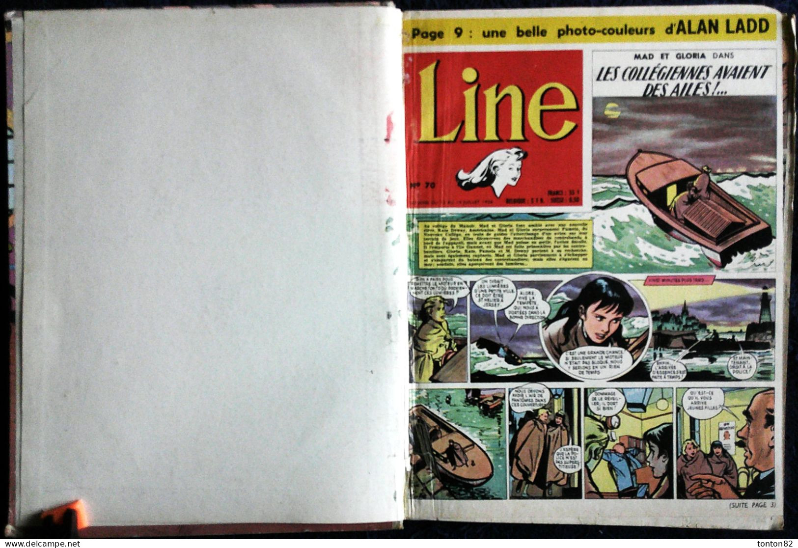 LINE - Le Journal Des Chics Filles - Recueil N° 5 - ( 1956 ) - 16 Numéros . - Autres & Non Classés