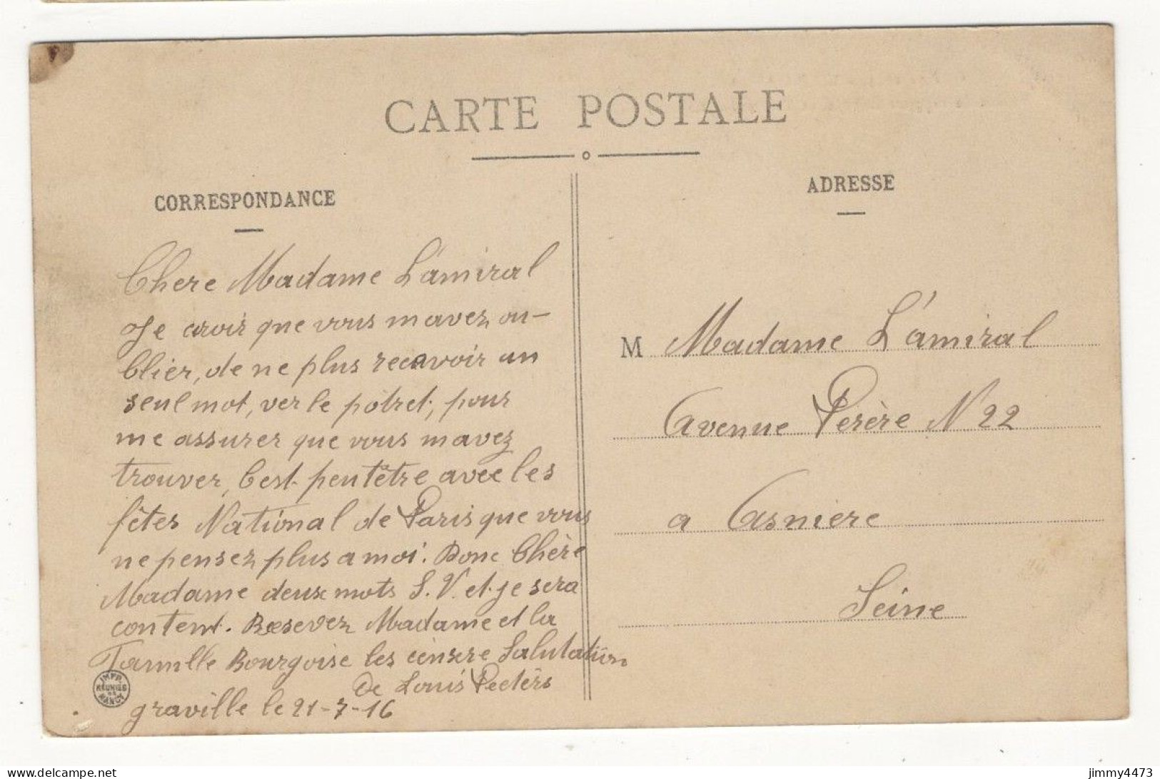 CPA - LE HAVRE En 1916 - NICE-HAVRAIS - Maison De Rapport Dufayel Et Palais Des Régates - Edit. C. V.  N° 2545 - Cap De La Hève