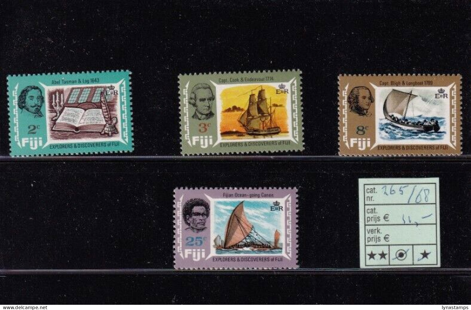 ER02 Fiji Explorerers And Discoverers Of Fiji - MNH Stamps - Fiji (1970-...)