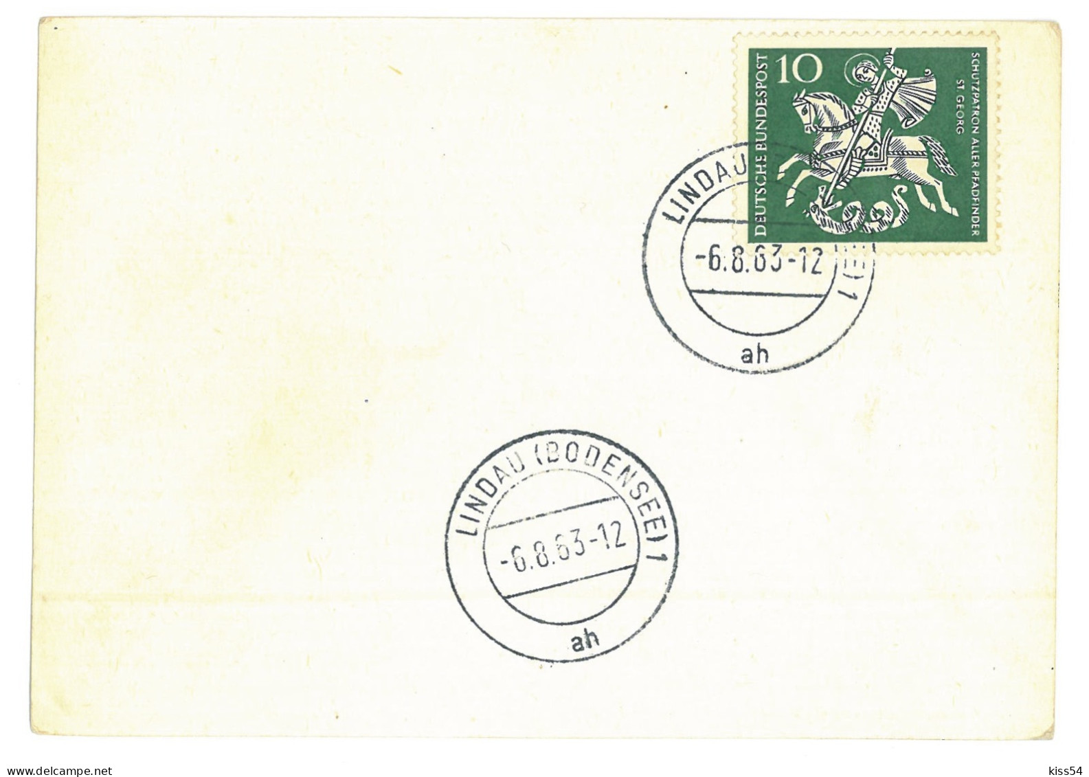 SC 06 - 3177-a SCOUT Germany - Cover  - Used - 1963 - Covers & Documents