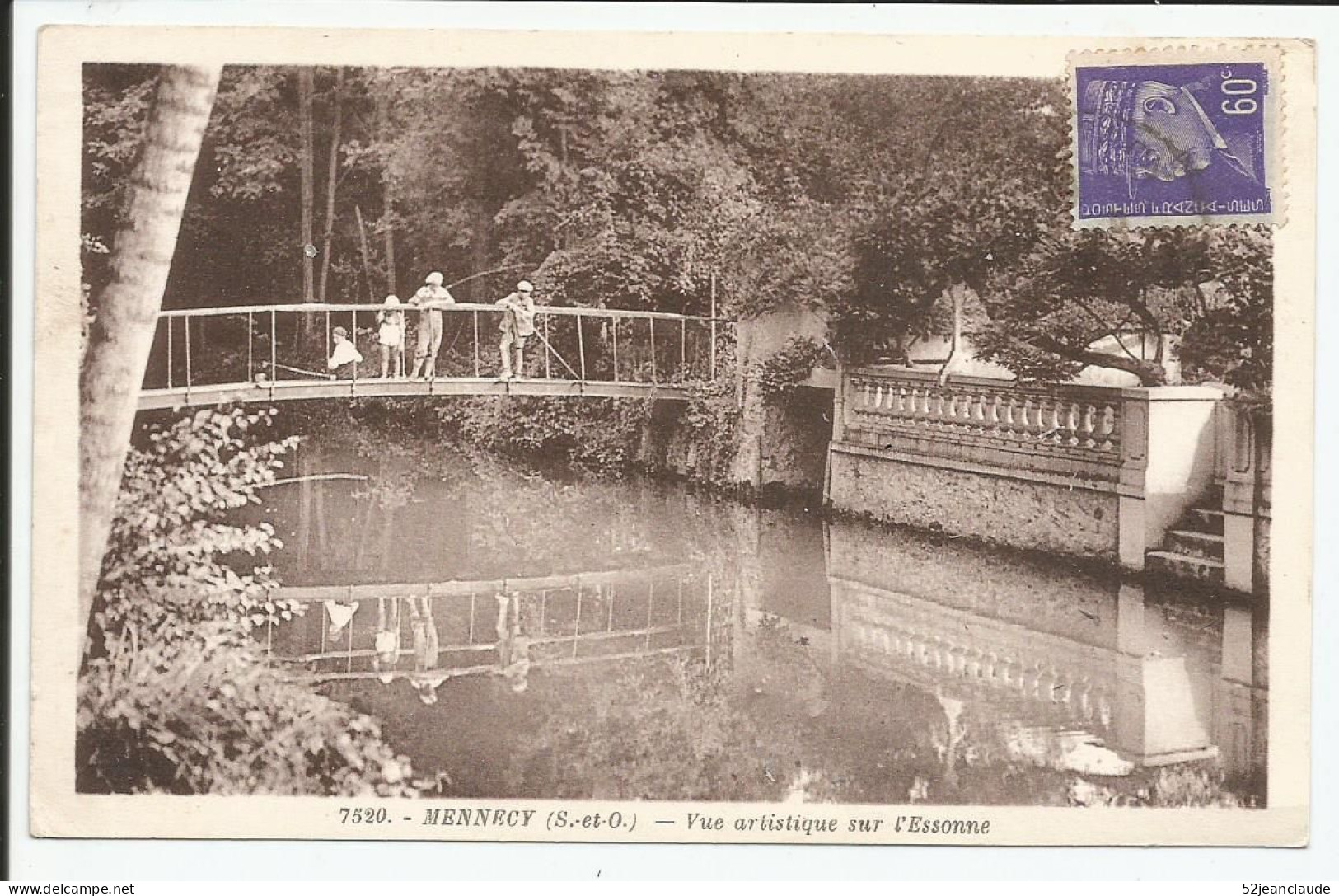 Vue Artistique Sur L'Essonne    1930-40 - Mennecy