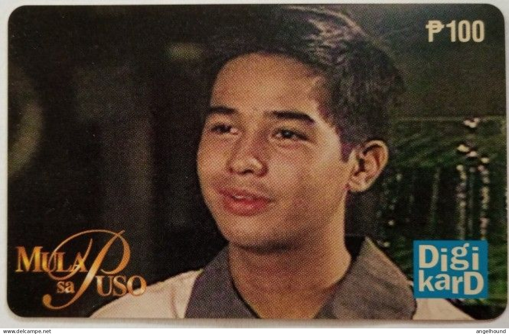 Philippines Digitel P100 Digicard - Mula Sa Puso ( From The Heart ) Actor Rico Yan - Philippinen