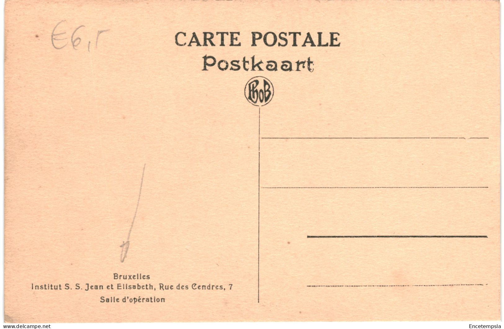 CPA Carte Postale  Belgique Bruxelles Institut Saint Jean Salle D'Opération  VM78791ok - Gezondheid, Ziekenhuizen