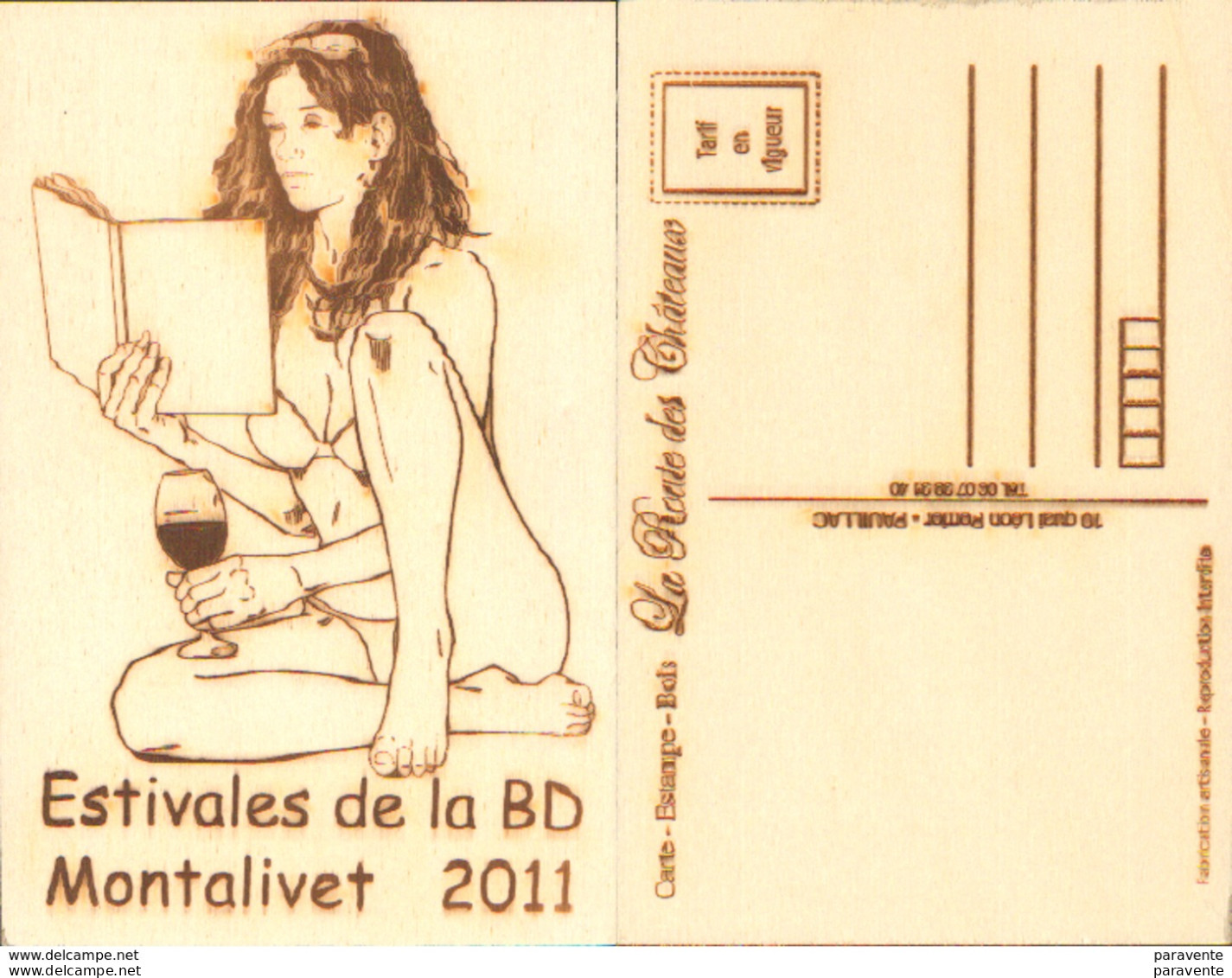 ESPE : Carte Sur Bois SALON MONTALIVET 2011 - Cartes Postales