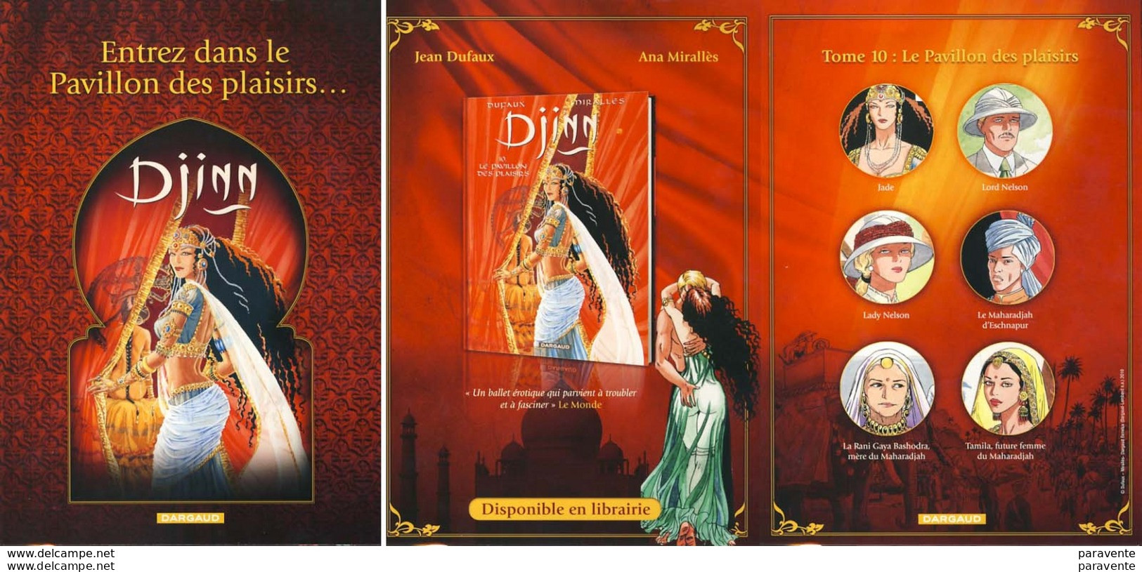 MIRALLES : Depliant Presentation DJINN - Dossiers De Presse