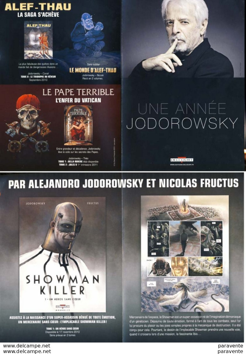 JODOROWSKI FRUCTUS THEO : Depliant UNE ANNEE DE JODO - Press Books