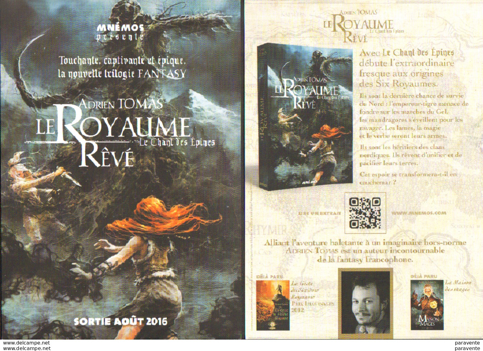 BRION : Carte Annonce LE ROYAUME REVE - Cartes Postales