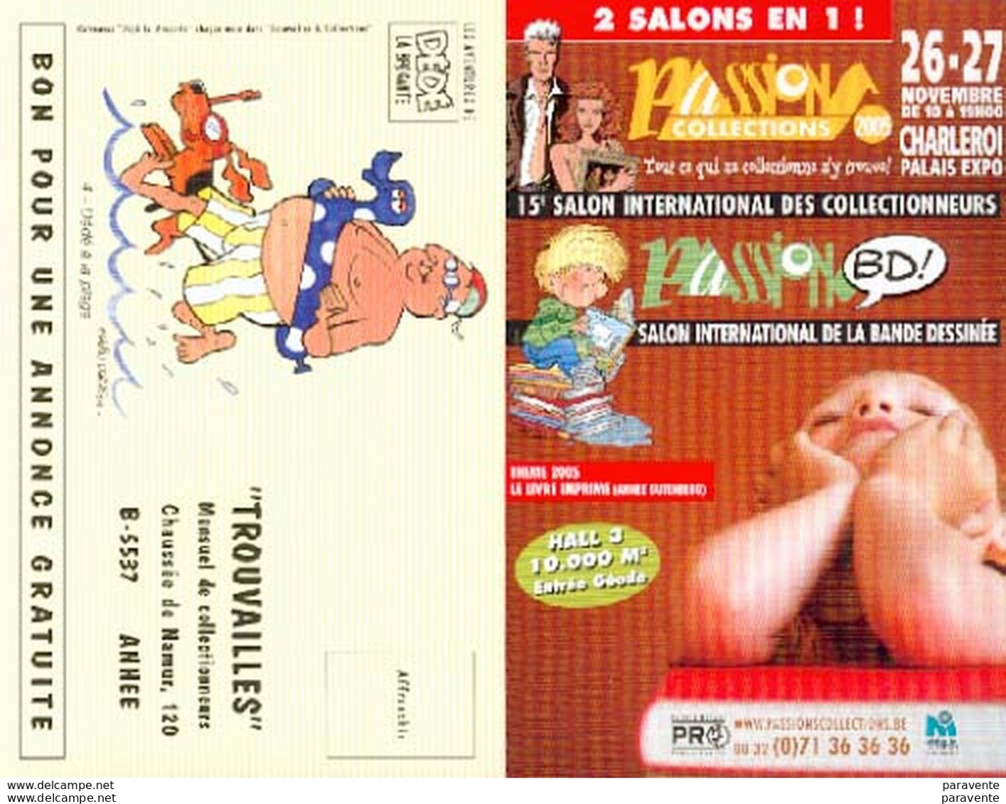 LAUDEC CHARLES : Carte Annonce Salon Passions 2005 - Tarjetas Postales