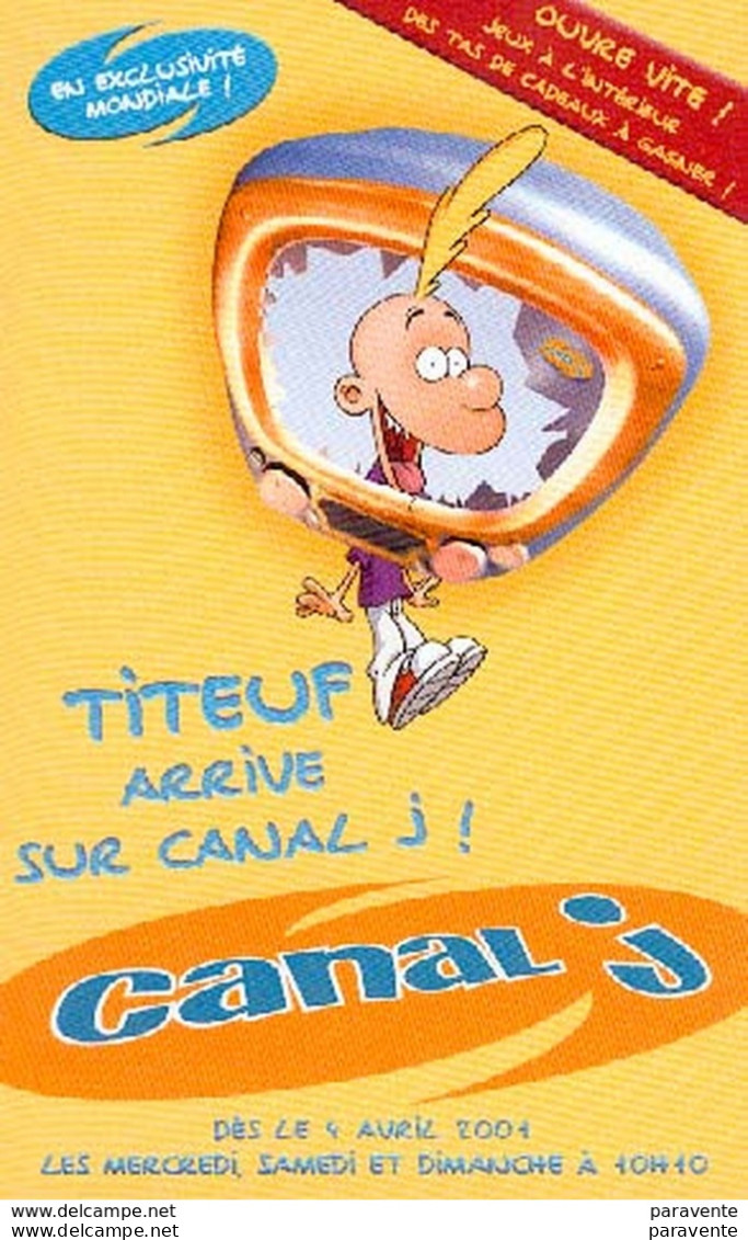 ZEP : Plaquette Publicite Pour CANAL J - Cartes Postales