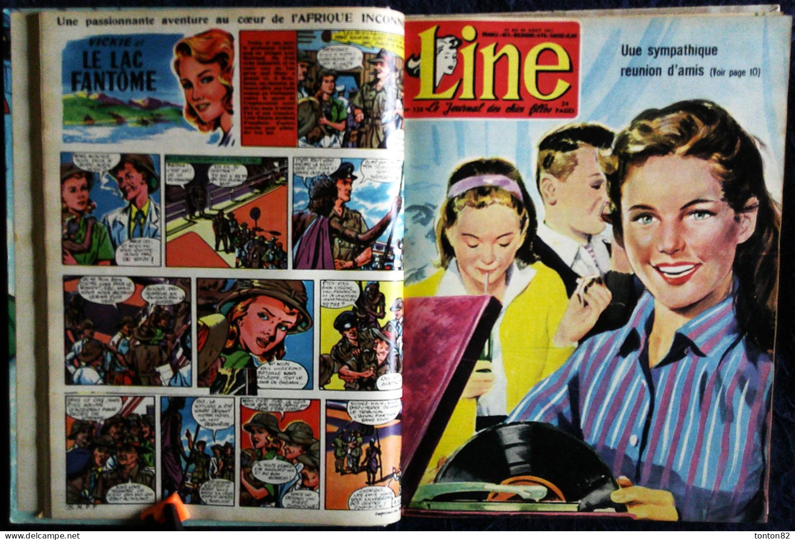 LINE - Le Journal des Chics Filles - Recueil n° 9 - ( 1957 ) - 13 Numéros .