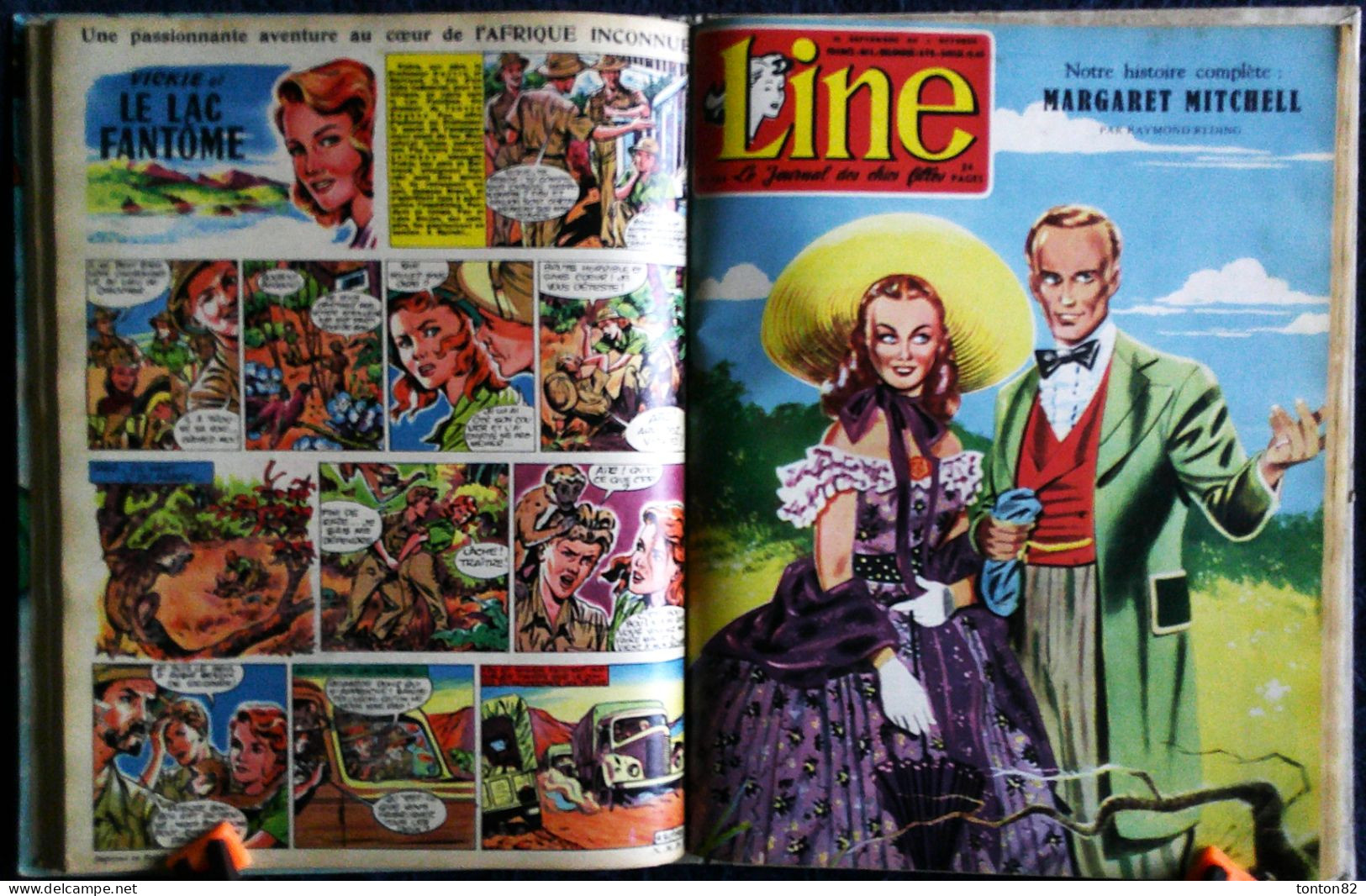LINE - Le Journal des Chics Filles - Recueil n° 9 - ( 1957 ) - 13 Numéros .