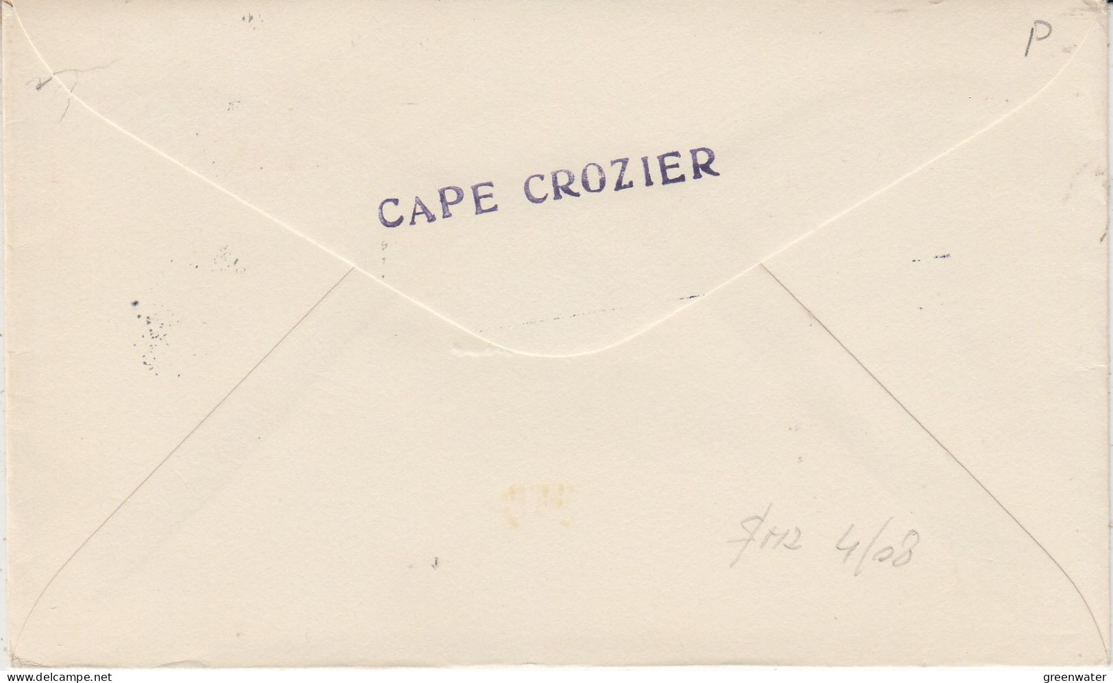 Ross Dependency Cape Crozier Ca Scott Base 14 DEC 1962 (SR186) - Estaciones Científicas