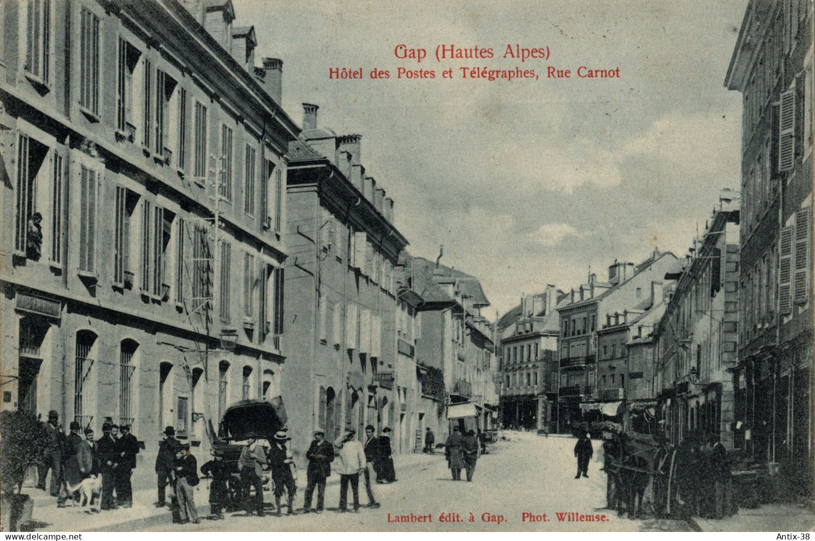 N42 - 05 - GAP - Haute-Alpes - Hôtel Des Postes Et Télégraphes, Rue Carnot - Gap