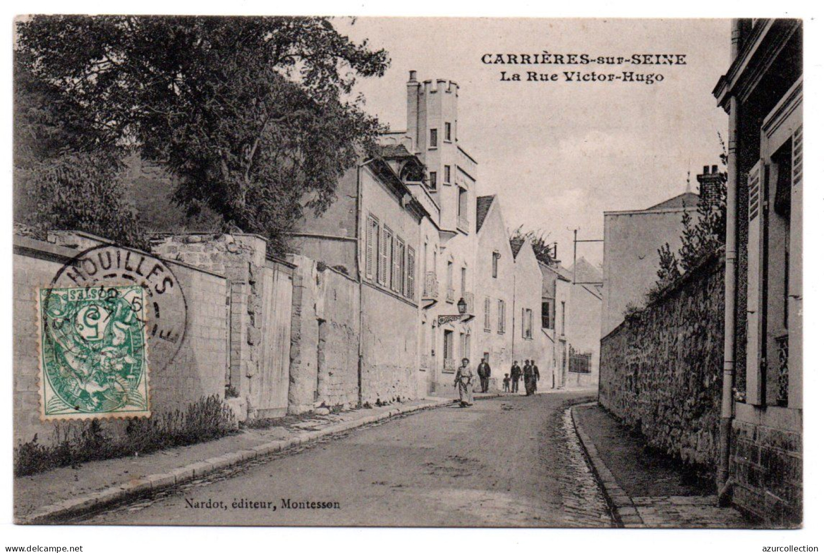 La Rue Victor Hugo - Carrières-sur-Seine