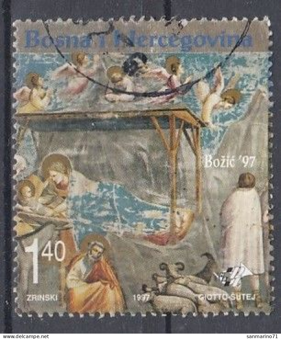 BOSNIA AND HERZEGOVINA HP Mostar 41,used,Christmas 1998 - Bosnie-Herzegovine