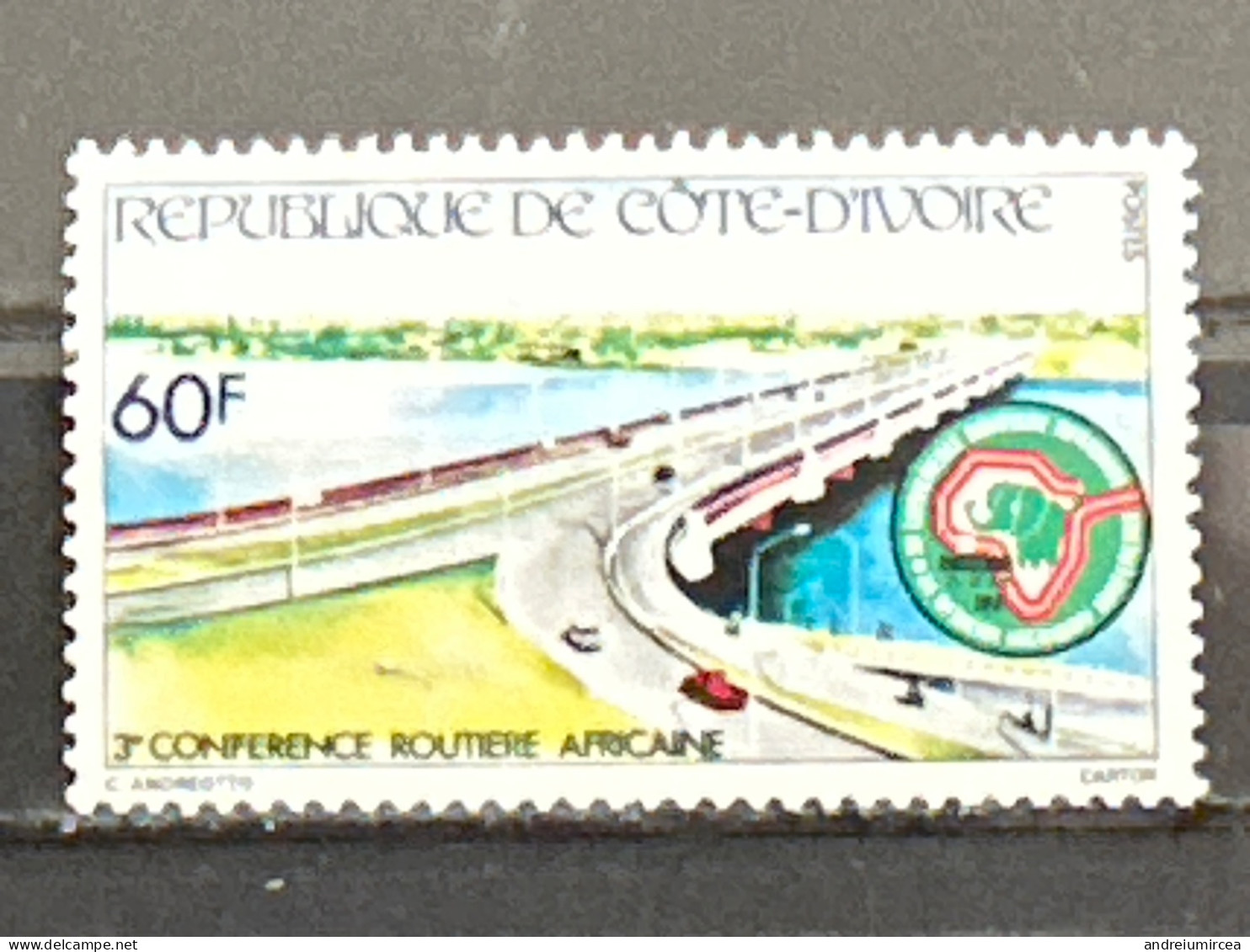1976.  MNH  3 Eme Conférence Routière Africaine - Costa D'Avorio (1960-...)