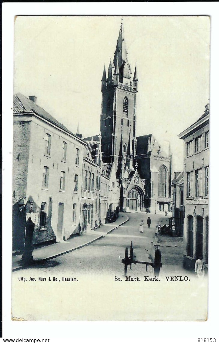 VENLO   St.Mart. Kerk    1910 - Venlo