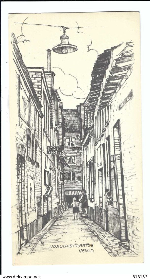 VENLO   URSULA STRAATJE  1966   (20x10,5 Cm) - Venlo