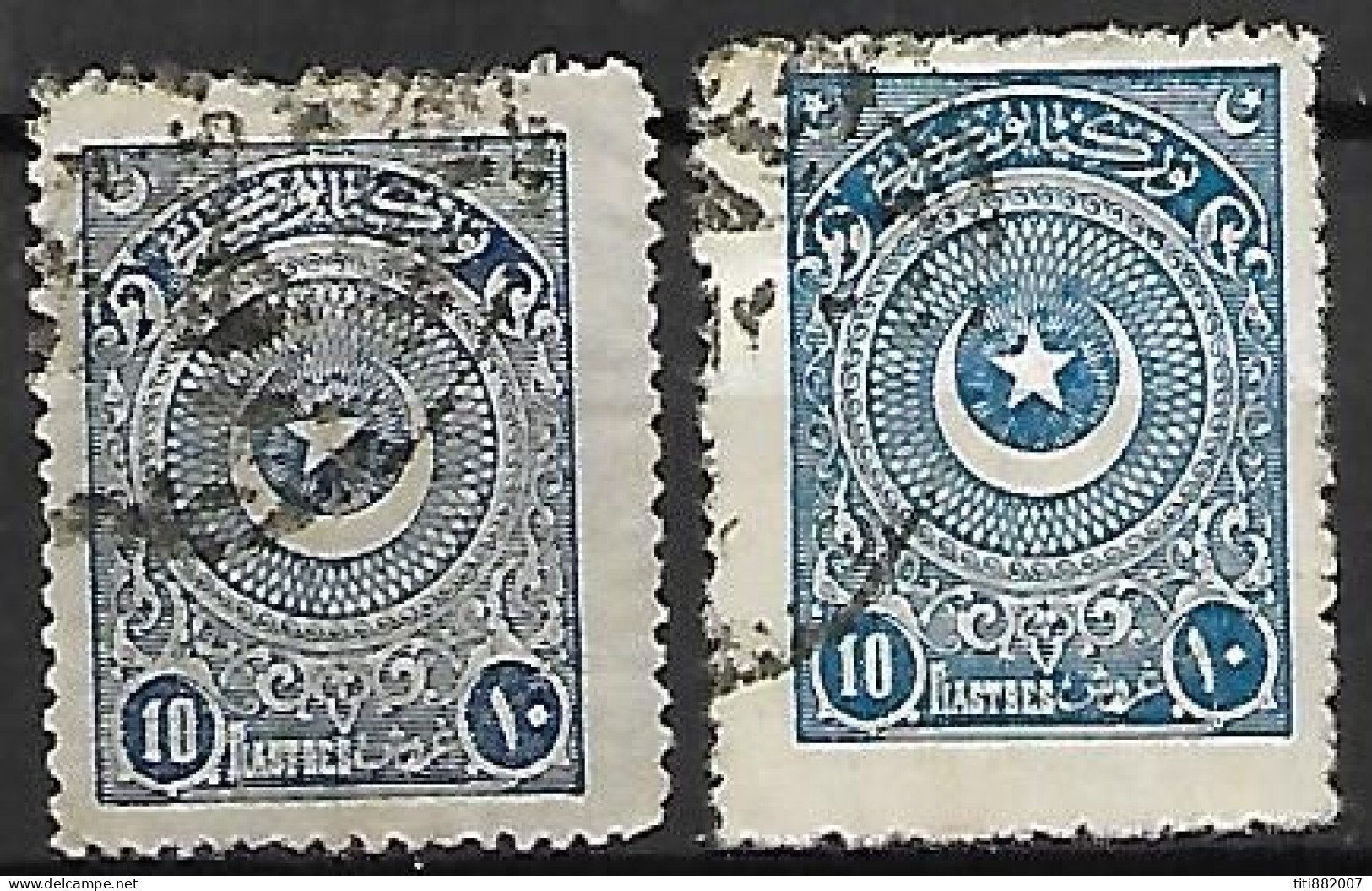 TURQUIE    -    1923 .  Y&T N° 678 / 678a Oblitérés. - Used Stamps