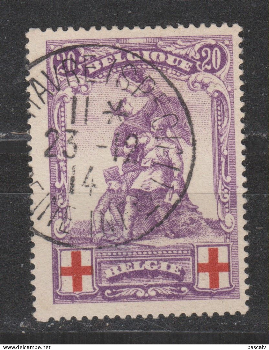 COB 128 Oblitération Centrale LE HAVRE SPECIAL - 1914-1915 Red Cross