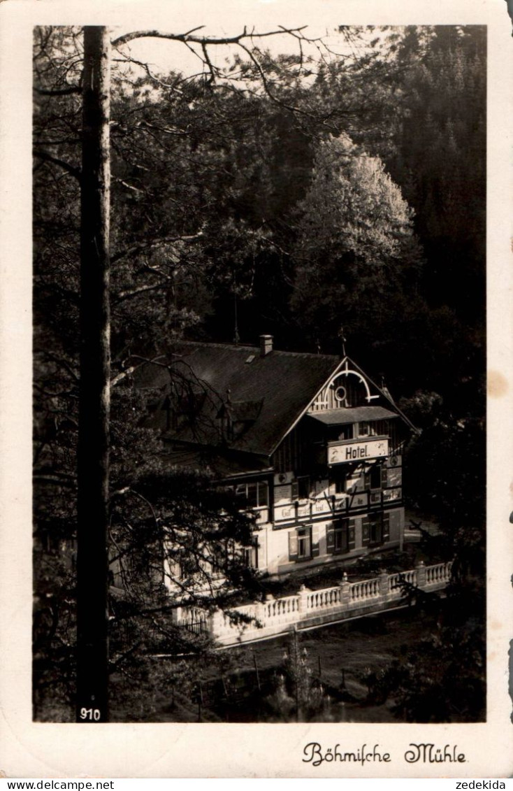 H0992 - Hinterhermsdorf Böhmische Mühle Gaststätte - Sächsische Schweiz - Hinterhermsdorf