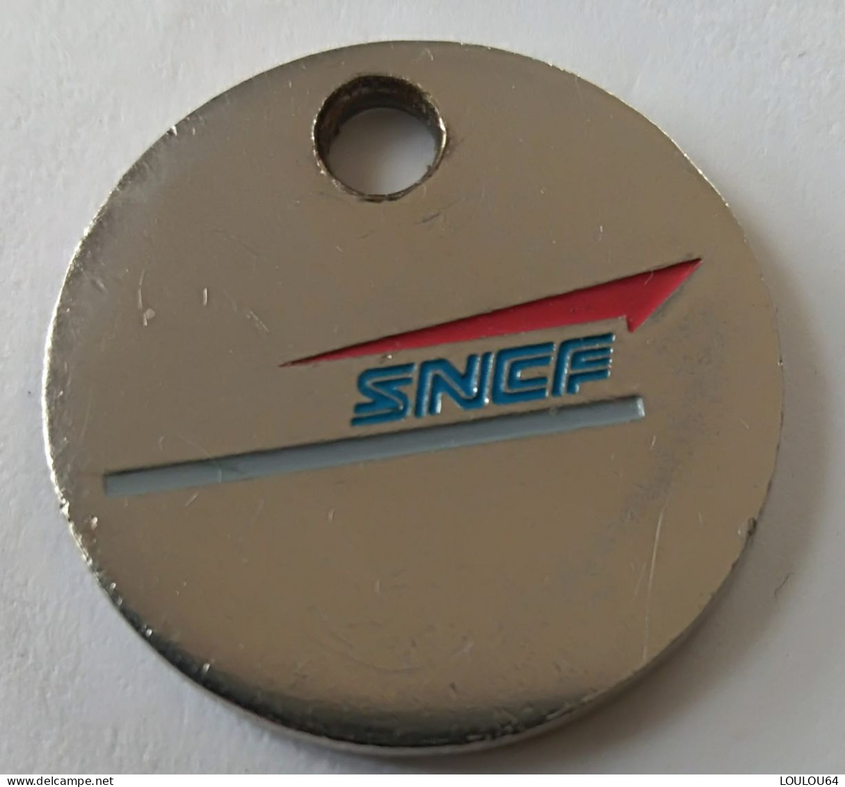 Jeton De Caddie - Trains - SNCF - En Métal - - Trolley Token/Shopping Trolley Chip