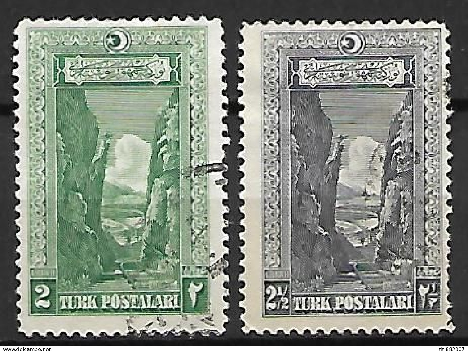 TURQUIE    -    1926 .  Y&T N°  698 / 699 Oblitérés. - Used Stamps