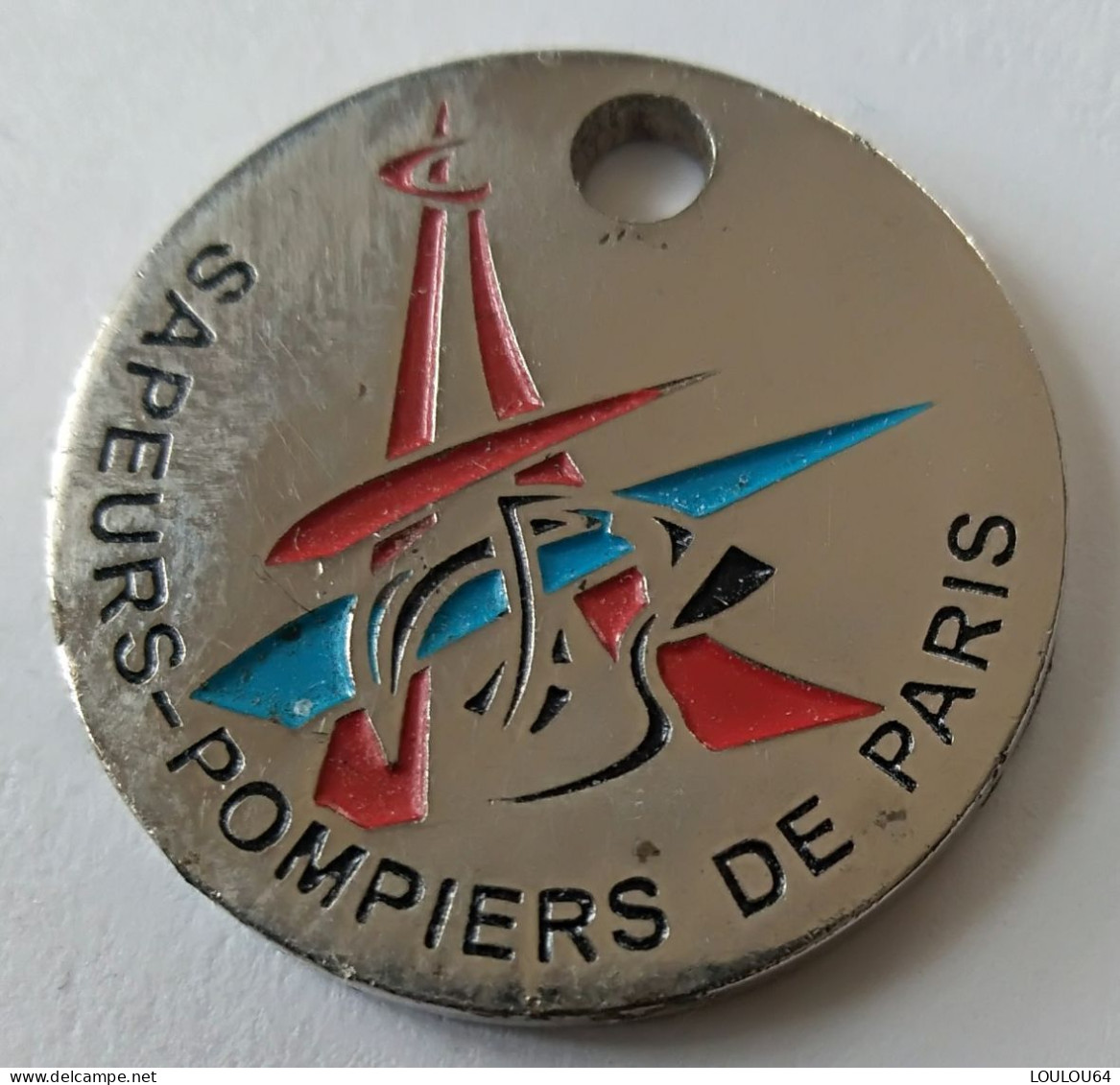 Jeton De Caddie - SAPEURS POMPIERS DE PARIS - En Métal - - Einkaufswagen-Chips (EKW)