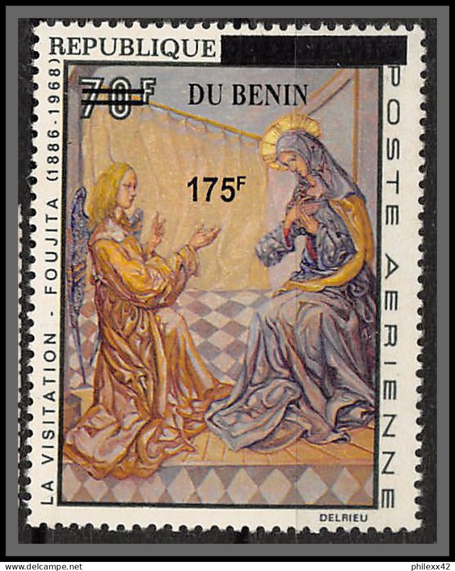 Bénin Dahomey 411 Michel N°1431 Foujita Tableau (tableaux Painting) Neuf ** MNH Surcharge Overprint - Bénin – Dahomey (1960-...)