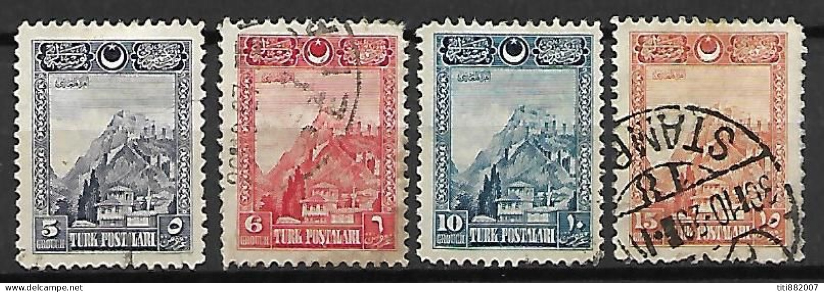 TURQUIE    -    1926 .  Y&T N°  701 à 704 Oblitérés. - Used Stamps