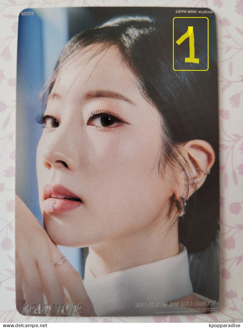 Photocard K POP Au Choix  TWICE Ready To Be Dahyun - Objets Dérivés