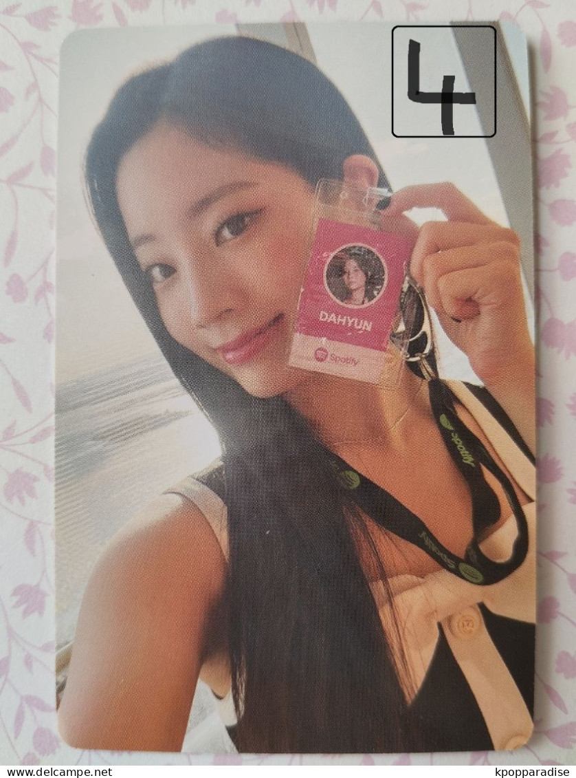 Photocard K POP Au Choix  TWICE Ready To Be Dahyun - Objetos Derivados