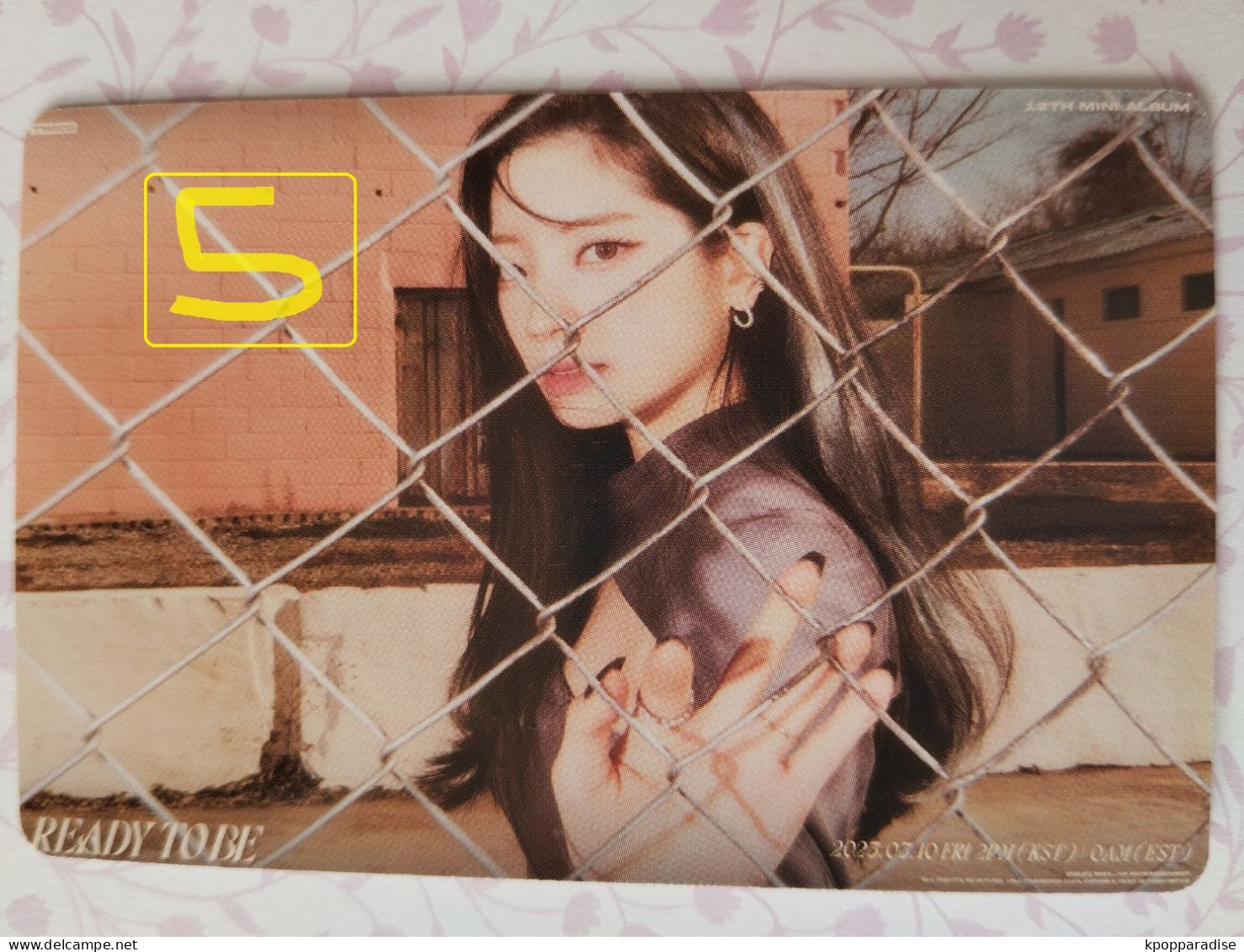 Photocard K POP Au Choix  TWICE Ready To Be Dahyun - Other Products