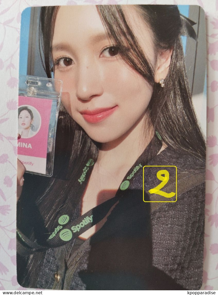 Photocard K POP Au Choix  TWICE Ready To Be Mina - Varia