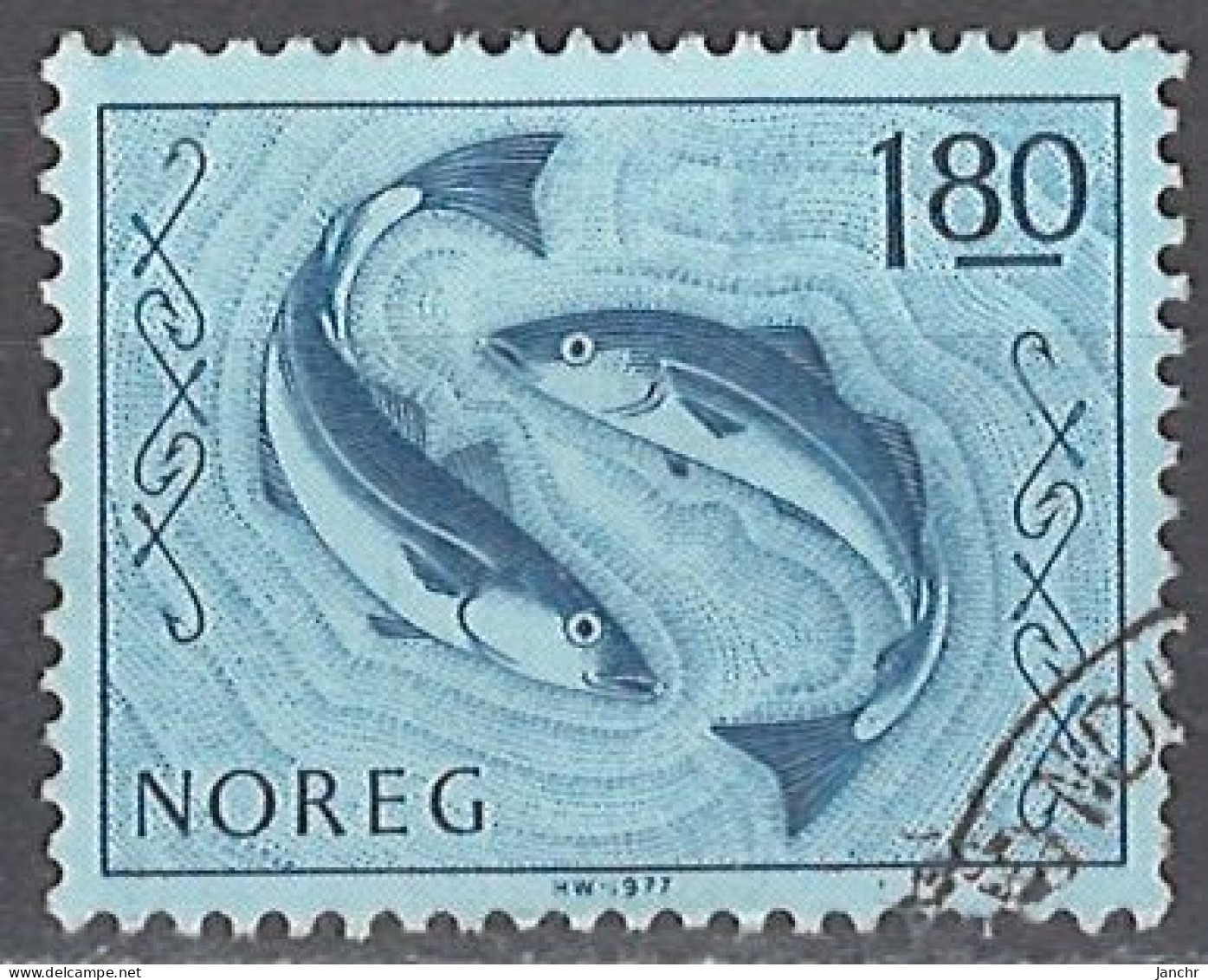 Norwegen Norway 1977. Mi.Nr. 752, Used O - Usados