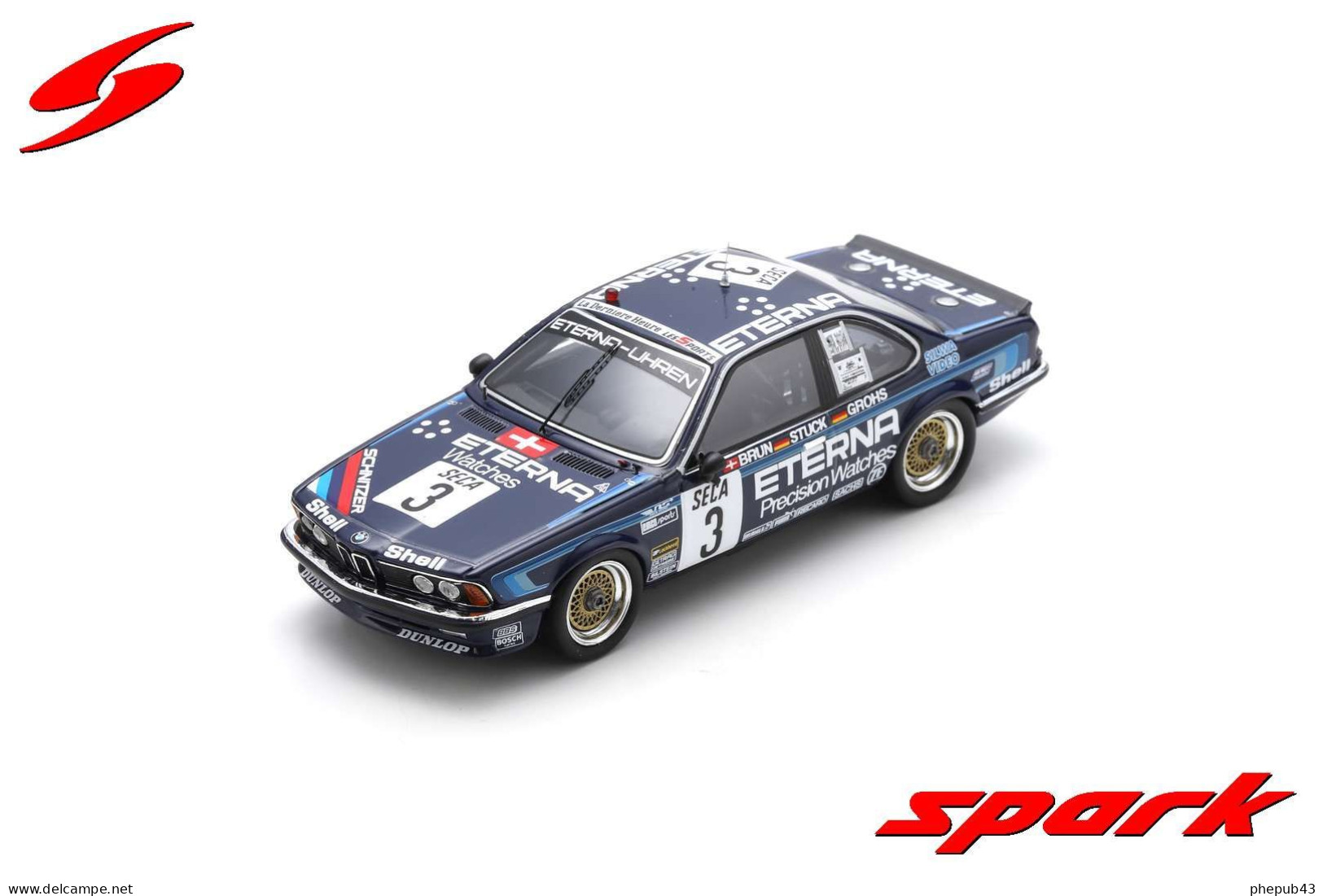 BMW 635 Csi - Schnitzer - 24h Spa 1983 #3 - Hans-Joachim Stuck/Walter Brun/Hans Grohs - Spark - Spark