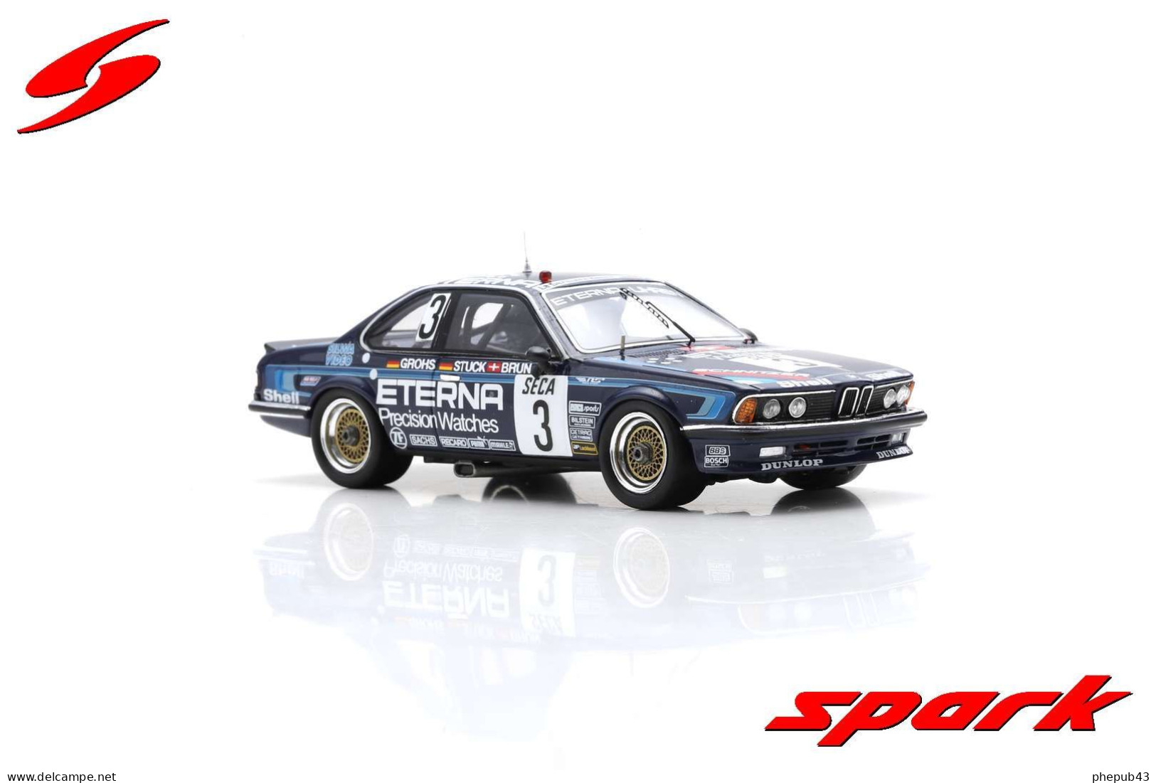 BMW 635 Csi - Schnitzer - 24h Spa 1983 #3 - Hans-Joachim Stuck/Walter Brun/Hans Grohs - Spark - Spark