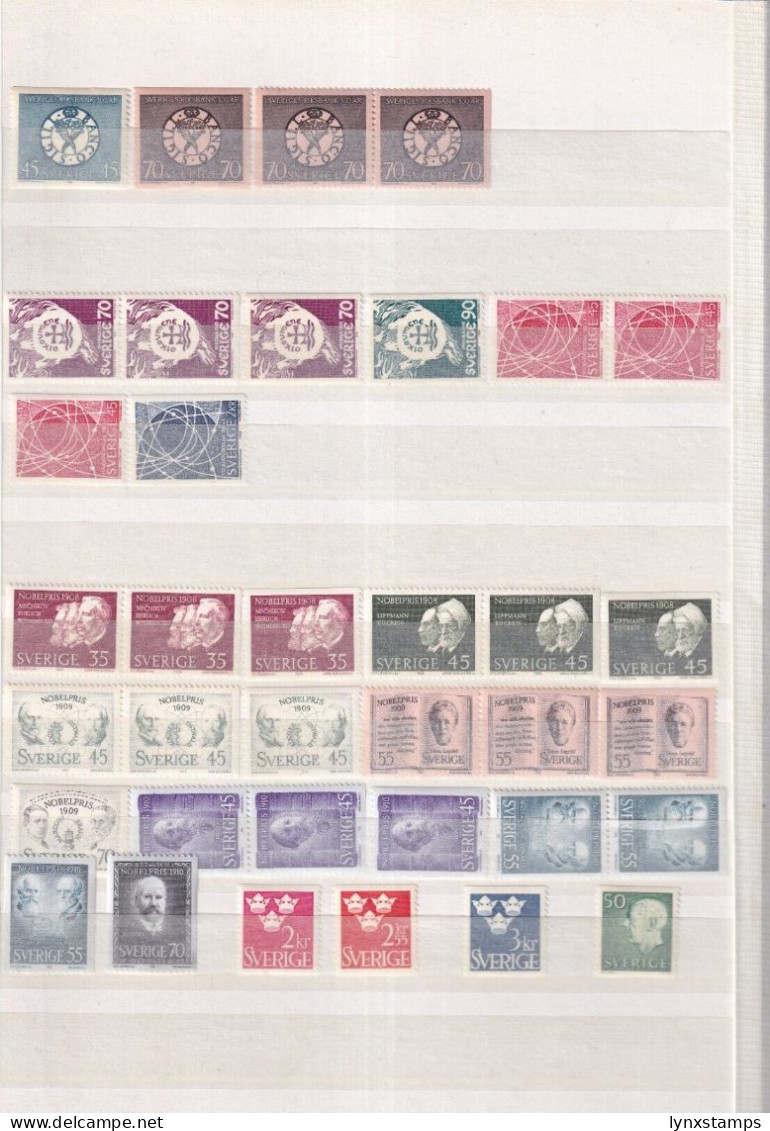 ER02 Sweden 1968-1970 MNH Stamp Collection - Unused Stamps