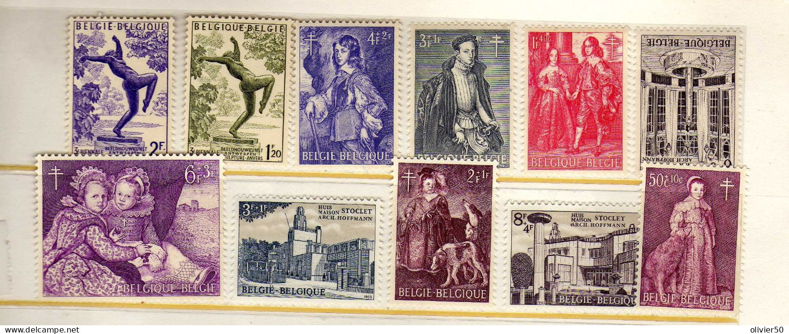 Belgique - Art - Architecture - Neufs** - MNH - Ongebruikt