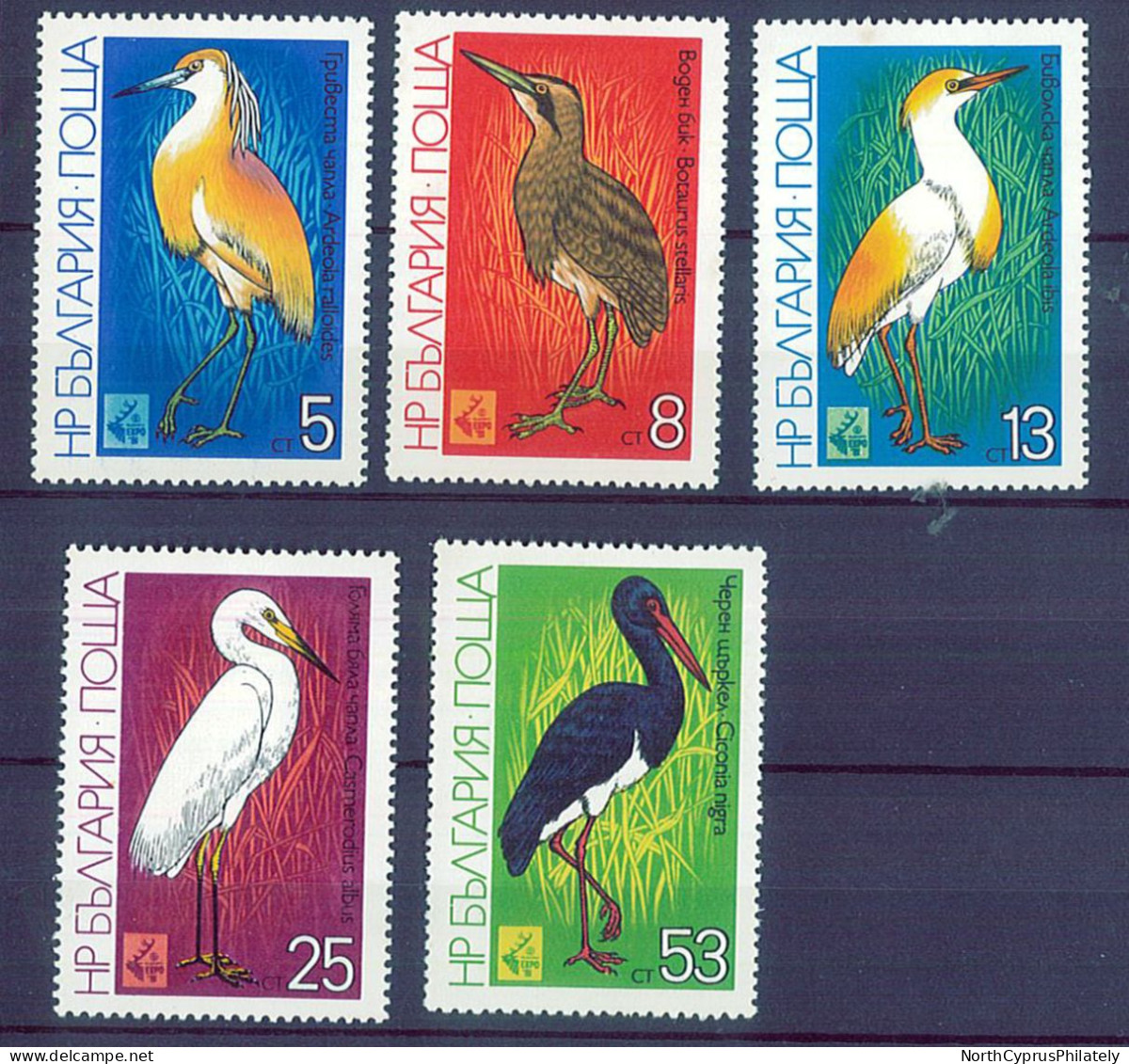 BULGARIA Birds Marine, MNH - Palmípedos Marinos