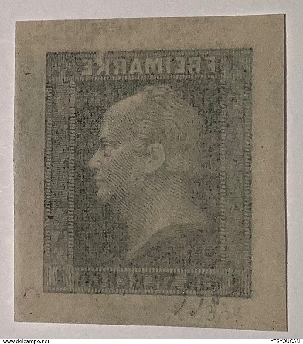 RARITÄT: Preussen 1850 Probedruck Mi.2-P2 (5000€) Attest Brettl BPP (essay Proof Prussia épreuve Prusse - Mint