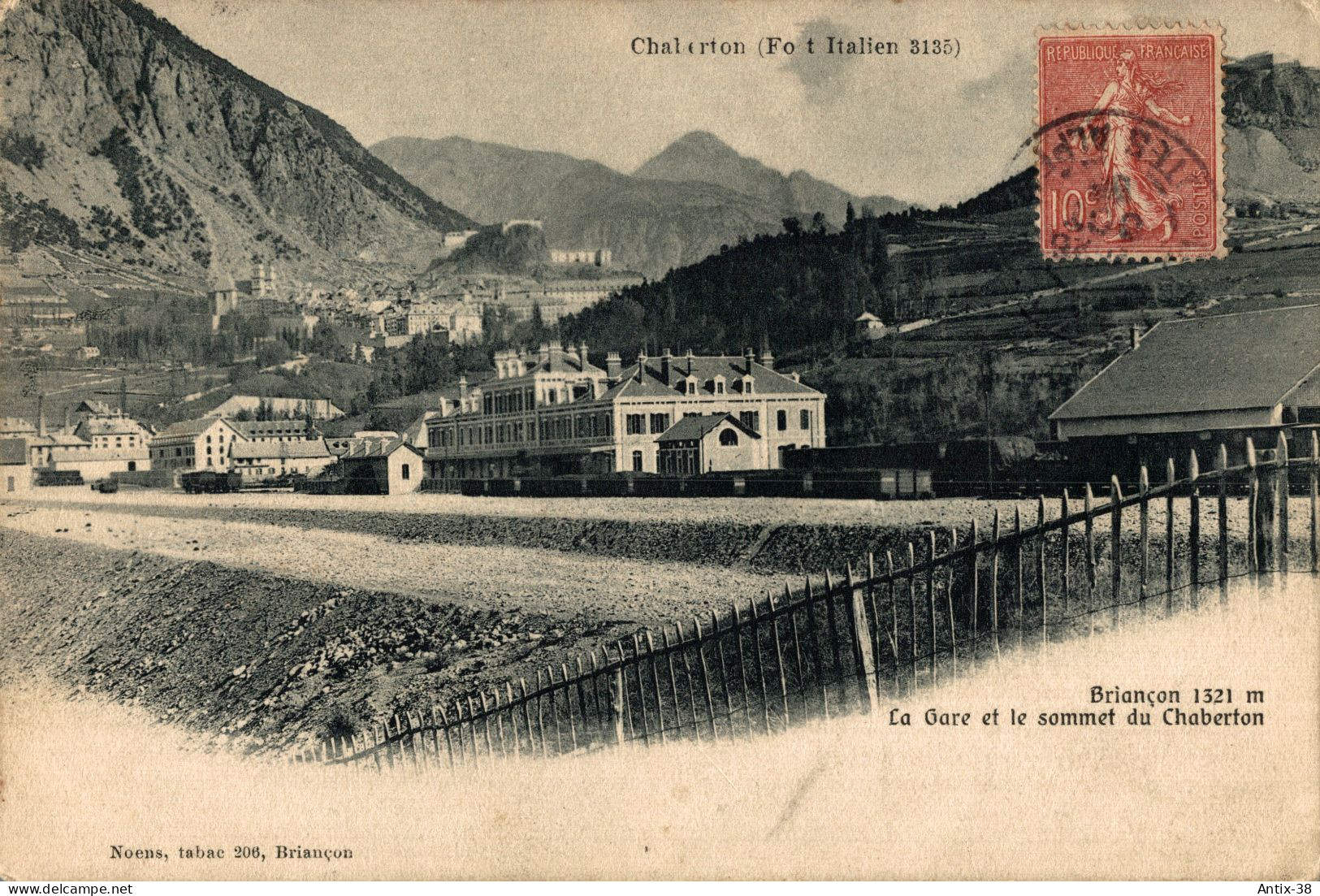 N42 - 05 - BRIANÇON - Haute-Alpes - La Gare Et Le Sommet Du Chaberton - Briancon