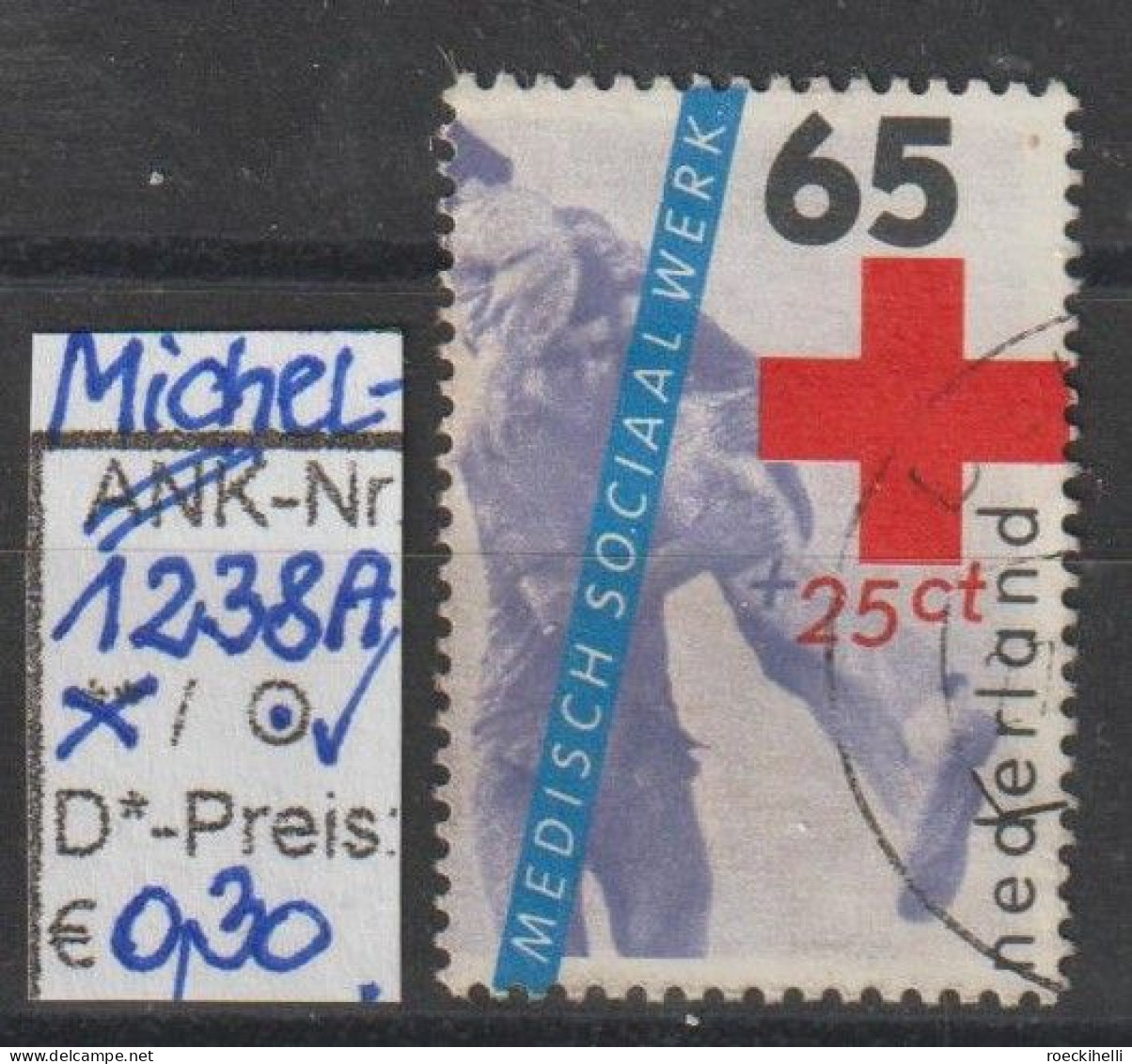 1983 - NIEDERLANDE - SM "Rotes Kreuz - Recht A. Hilfe.." 65+25 C Mehrf. - O Gestempelt - S.Scan (1238Ao Nl) - Used Stamps