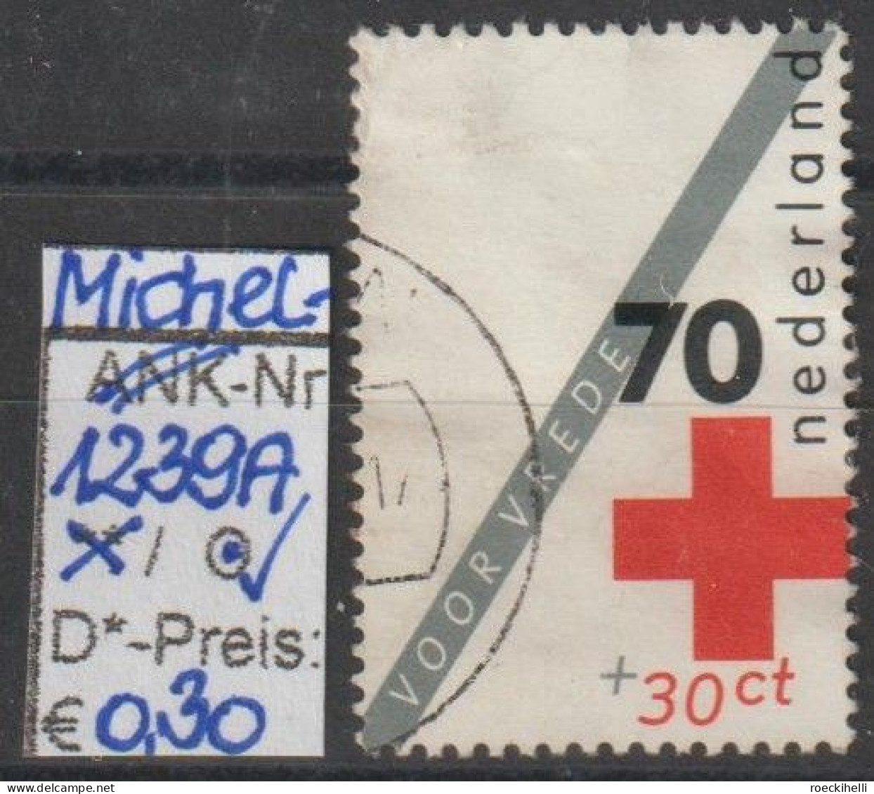 1983 - NIEDERLANDE - SM "Rotes Kreuz - Recht A. Hilfe.." 70+30 C Mehrf. - O Gestempelt - S.Scan (1239Ao Nl) - Usados