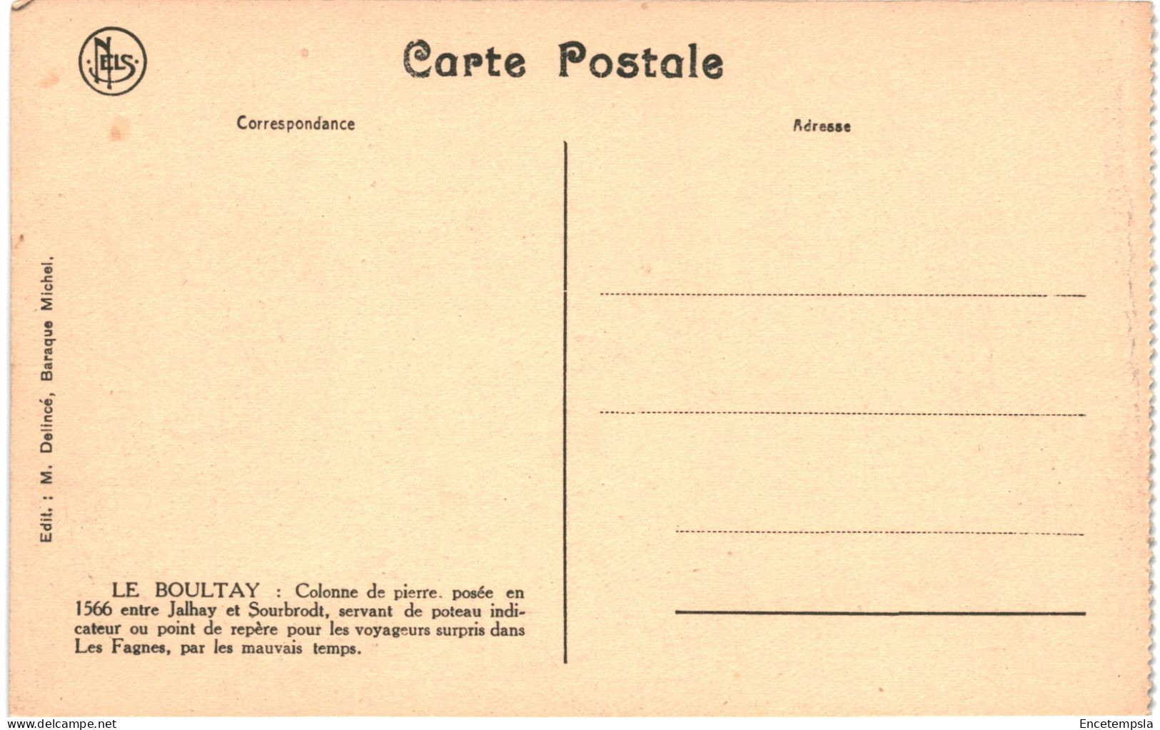 CPA Carte Postale  Belgique Les Fagnes Le Boultay   VM78803 - Jalhay